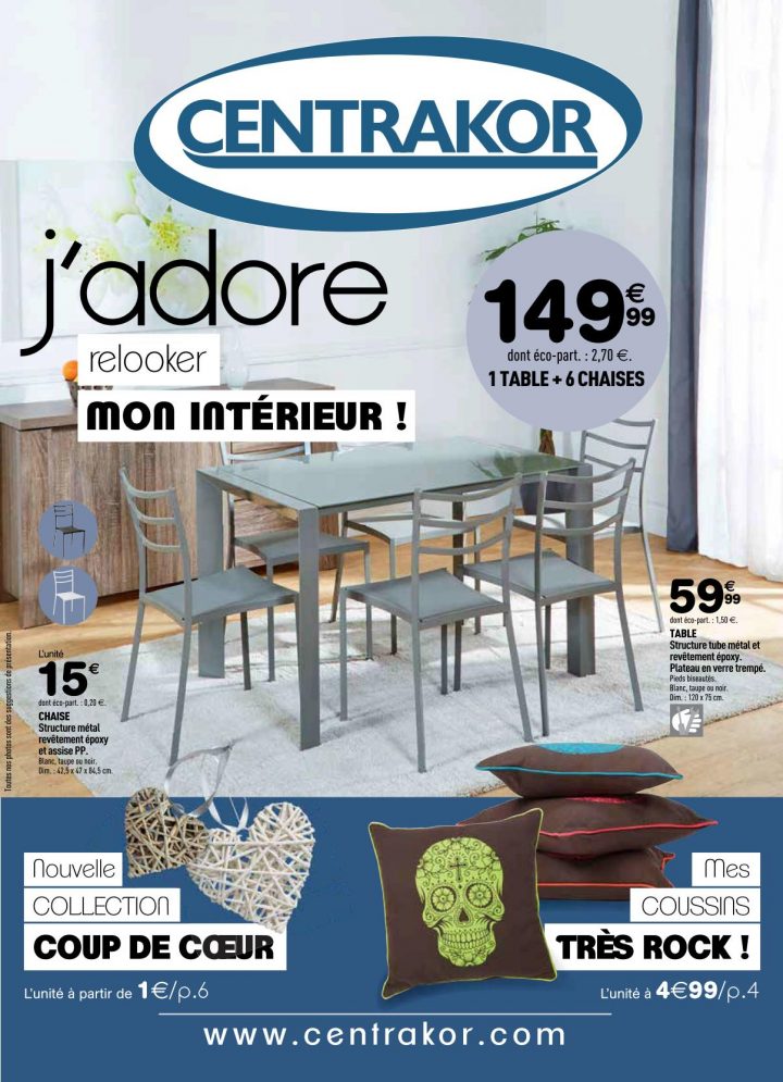 Catalogue Centrakor Idées Déco 1-28 Septembre 2014 intérieur Housse Table De Jardin Centrakor