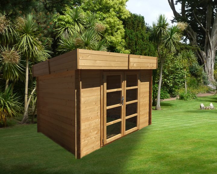 Chalet & Jardin Boutique : Abri Bois – Toit Plat 28Mm à Notice De Montage Cabane De Jardin Arrow
