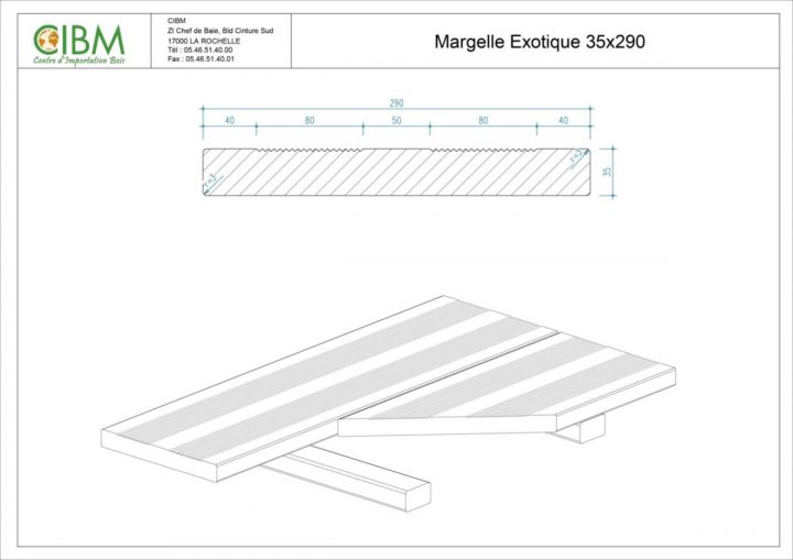 Cibm (Centre Import Bois) – Margelle Ipé 1Fdp 35X290Mm dedans Cibm Centre Import Bois Cibm (Centre Import Bois) – Margelle Ipé 1Fdp 35X290Mm dedans Cibm Centre Import Bois