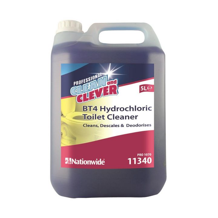 Clean & Clever Bt4Hydrochloric Acid Toilet Cleaner – 8944 serapportantà Toulette Wc Acide