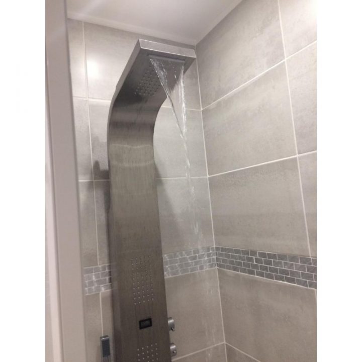 Colonne De Douche Essekaska Façon Inox – Thermostatique dedans Colonne Hydro Oxo 1237962 Colonne De Douche Essekaska Façon Inox – Thermostatique dedans Colonne Hydro Oxo 1237962