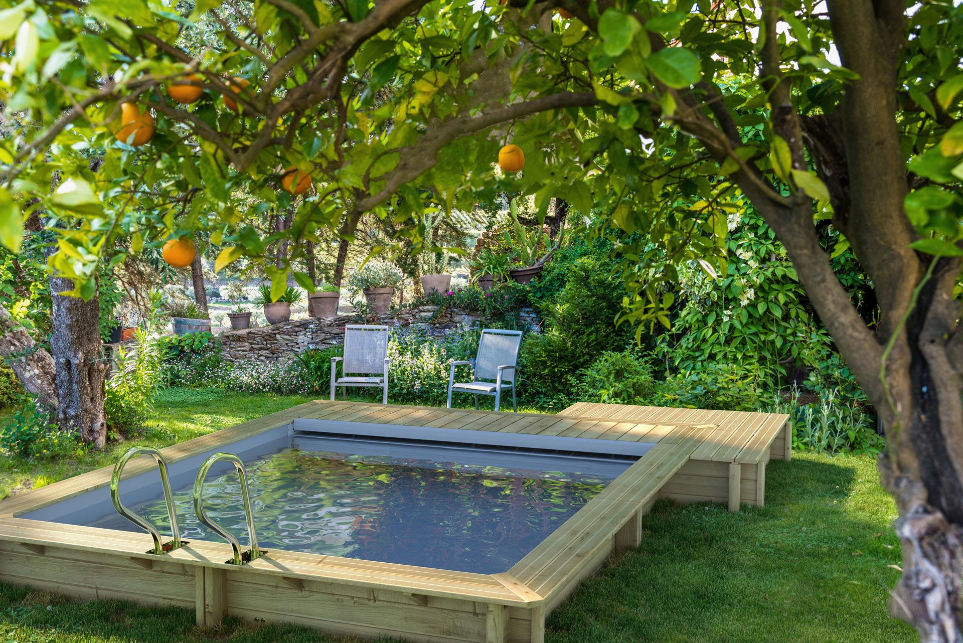 Comment Installer Une Piscine Dans Un Petit Jardin avec Une Gazelle Dans Un Jardin