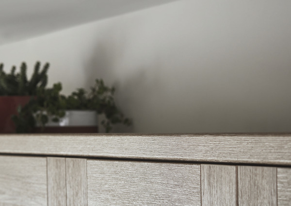 Corniche Cache-Lumière "Alpinia" Chêne - Brico Dépôt encequiconcerne Corniche Cache Rideau