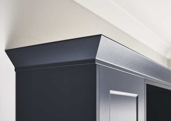 Corniche Cache-Lumière "Artemisia" Bleu Nuit – Brico Dépôt avec Corniche Cache Rideau