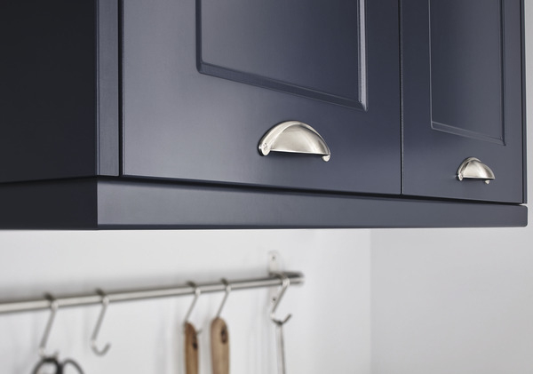 Corniche Cache-Lumière "Artemisia" Bleu Nuit L.240 X H.3,5 dedans Corniche Cache Rideau