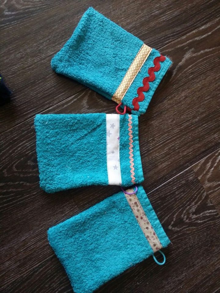 Couture : Gants De Toilette En Éponge | Couture, Gant, Eponge à Tuto Gant Toilette Enfant Rigolo Pinterest