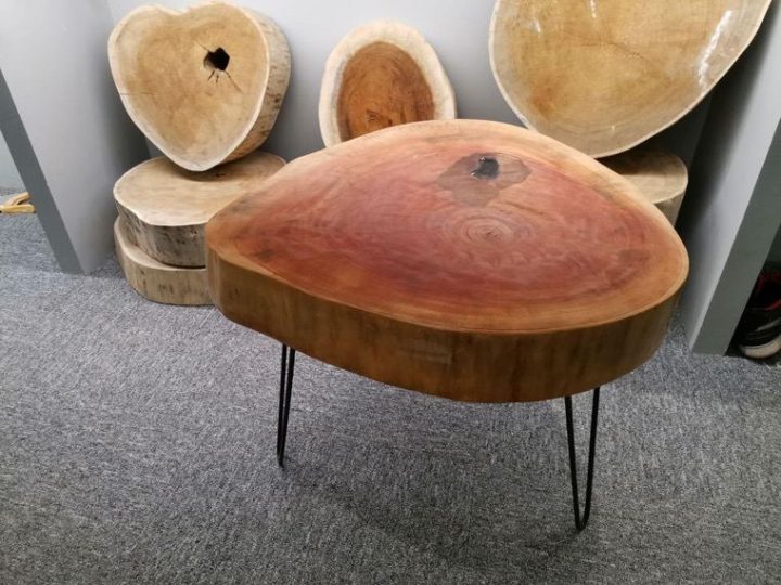 Décoration De Jardin À Faire Soi-Même Avec Des Rondins Et intérieur Living Et Table Basse Doivente Etre Assortis