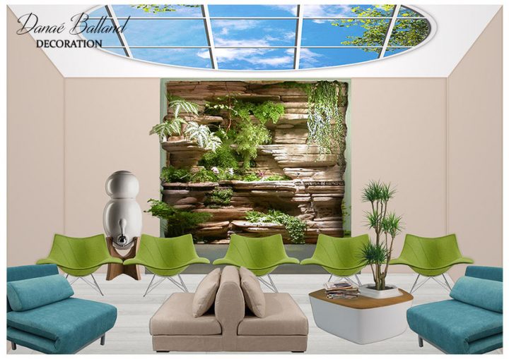 Décoration Salle D'Attente Cabinet Médical – Danaé Balland dedans Danae Balland