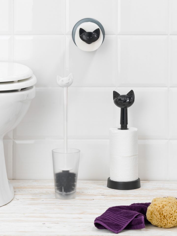 Dérouleur De Papier Toilette Miaou / Fixation Ventouse concernant Ventouse Toilettes Dérouleur De Papier Toilette Miaou / Fixation Ventouse concernant Ventouse Toilettes
