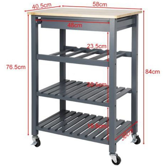 Desserte A Roulette Gifi destiné Desserte Cuisine Gifi Desserte A Roulette Gifi destiné Desserte Cuisine Gifi