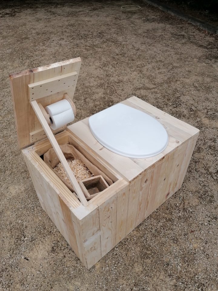 Disponible Dès Aujourd'Hui 3 Bloc Wc Toilettes Sèches avec Toilette Seche En Kit