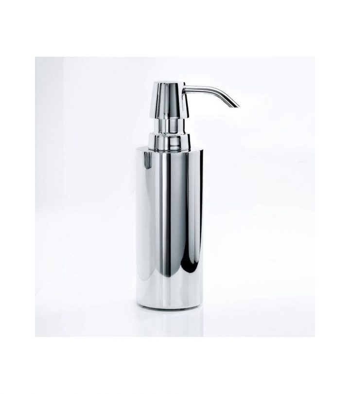 Distributeur De Savon Mural Amovible Chromé 200Ml – Dw 300 dedans Distributeur Savon Canadian Tire