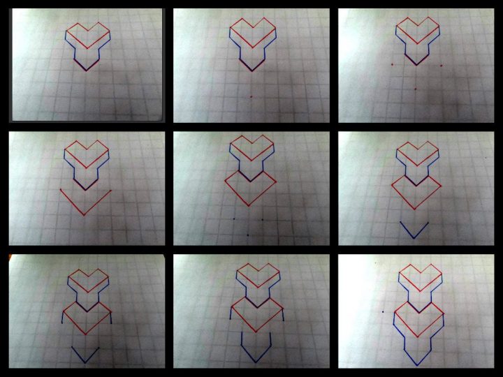 Diy 3D Cube Painted Wall | Cube Pattern, 3D Cube, Wall destiné Rideau Motif Cube 3D