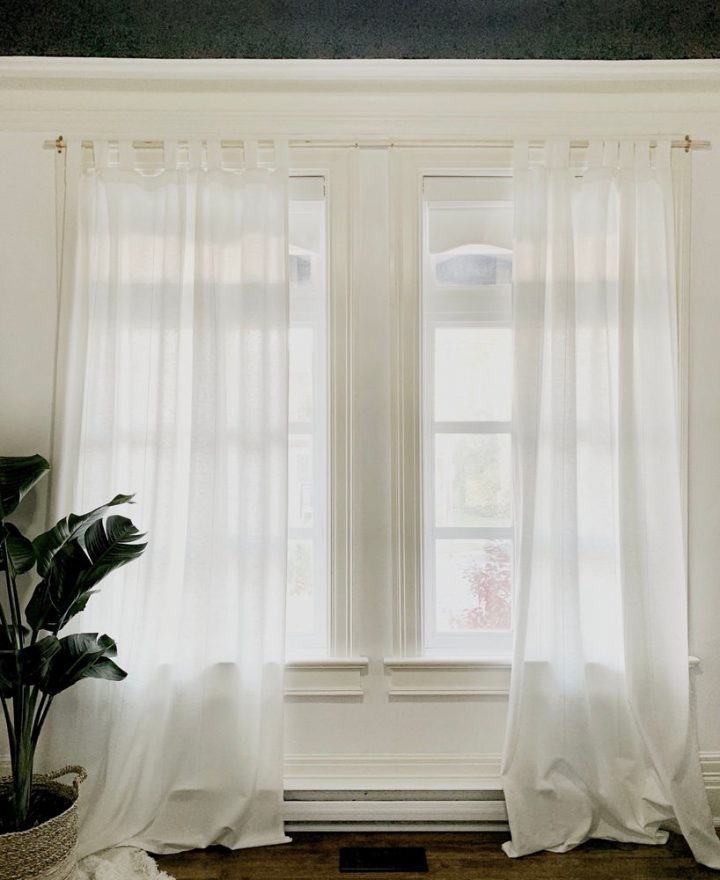 Diy – Fabriquer Une Tringle À Rideaux Au Look Scandinave tout Rideaux Trop Courts