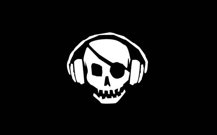 Dj Pirata, Esqueleto, Audifonos, Skull Deejay, B&W encequiconcerne Marcenaria Wallpaper