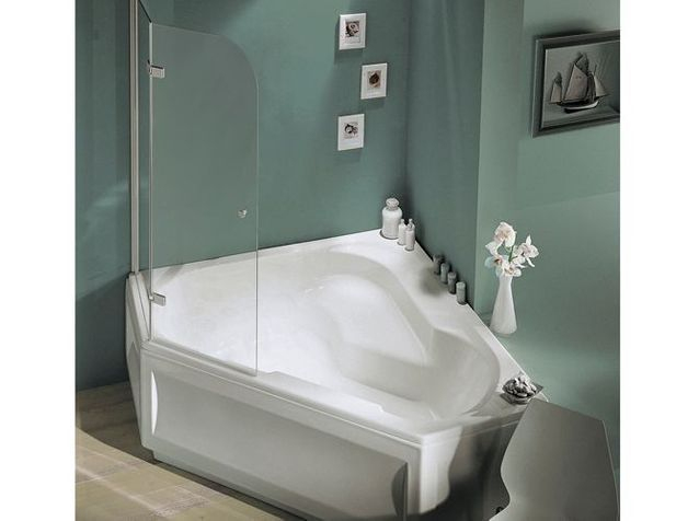 Épinglé Sur Salle D'Eau avec Grande Trigle De Douche Ovale