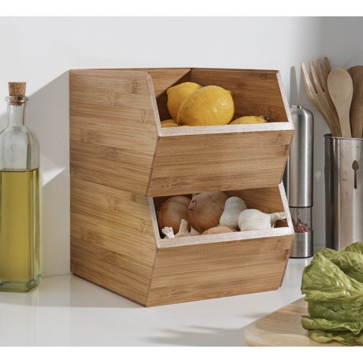 Étagère Superposable En Bambou Marron – Desserte Et dedans Desserte Cuisine Gifi Étagère Superposable En Bambou Marron – Desserte Et dedans Desserte Cuisine Gifi