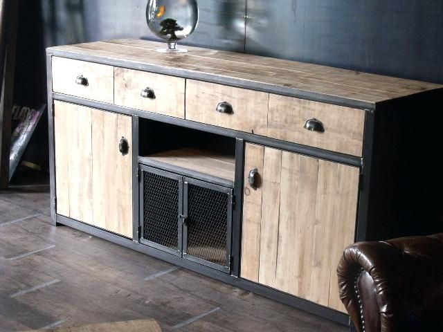 meuble bois et métal meuble bois et métal