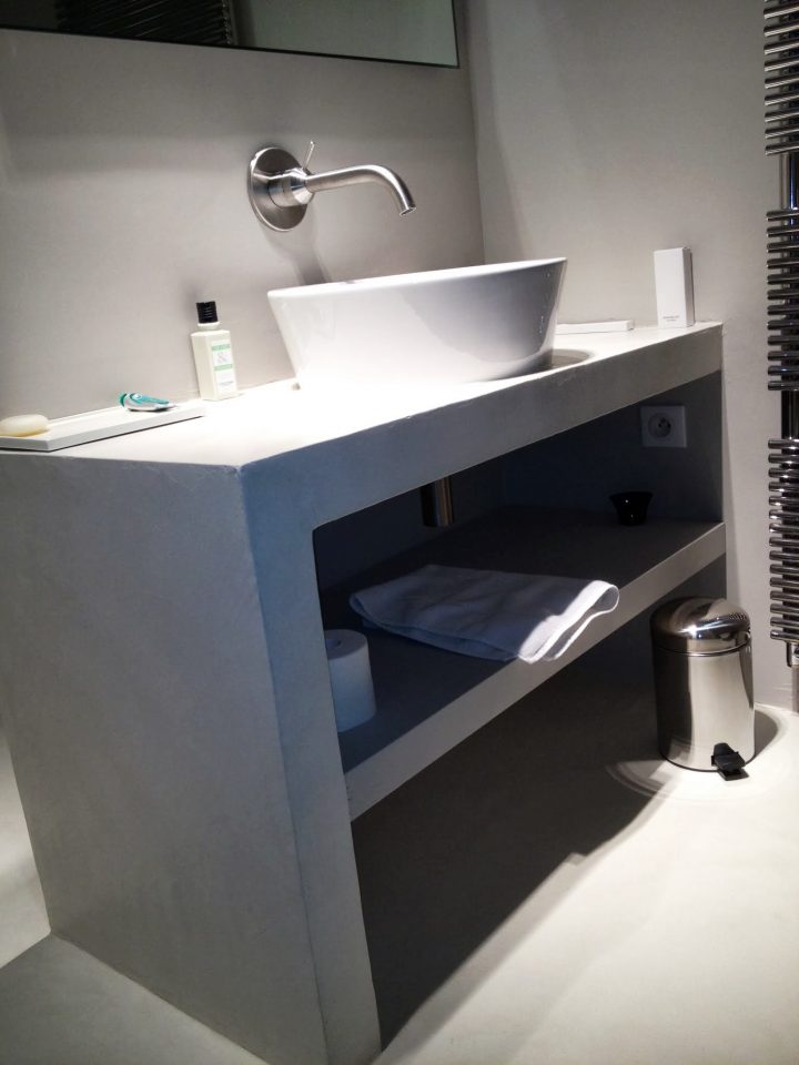 Fabriquer Meuble Salle De Bain Wedi – Resine De Protection serapportantà Bricolage Salle De Bain Cest Pas Meuble Marpue