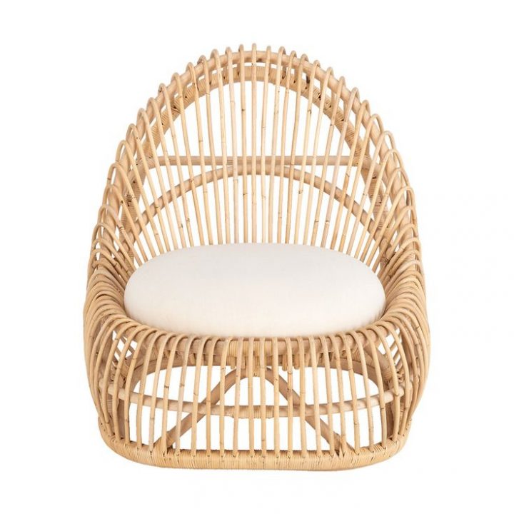 Fauteuil De Jardin En Rotin – Naturel – Alinéa | Canasto destiné Fauteuil Rotin Alinea