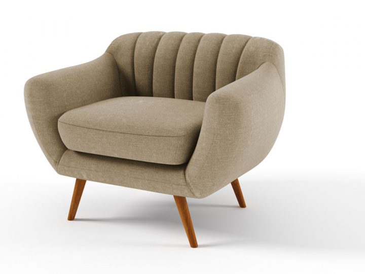 Fauteuil Tissu "Olso" – Gris Taupe 85960 85967 à Bouchara Fauteuils Fauteuil Tissu "Olso" – Gris Taupe 85960 85967 à Bouchara Fauteuils