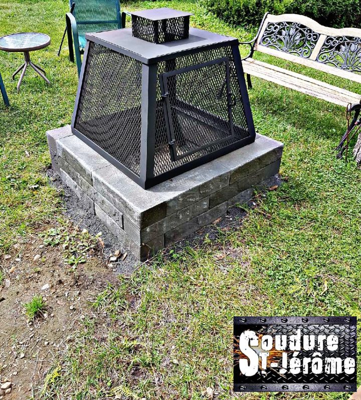 Foyer Exterieur En Brique Canac pour Foyer Extérieur Canac