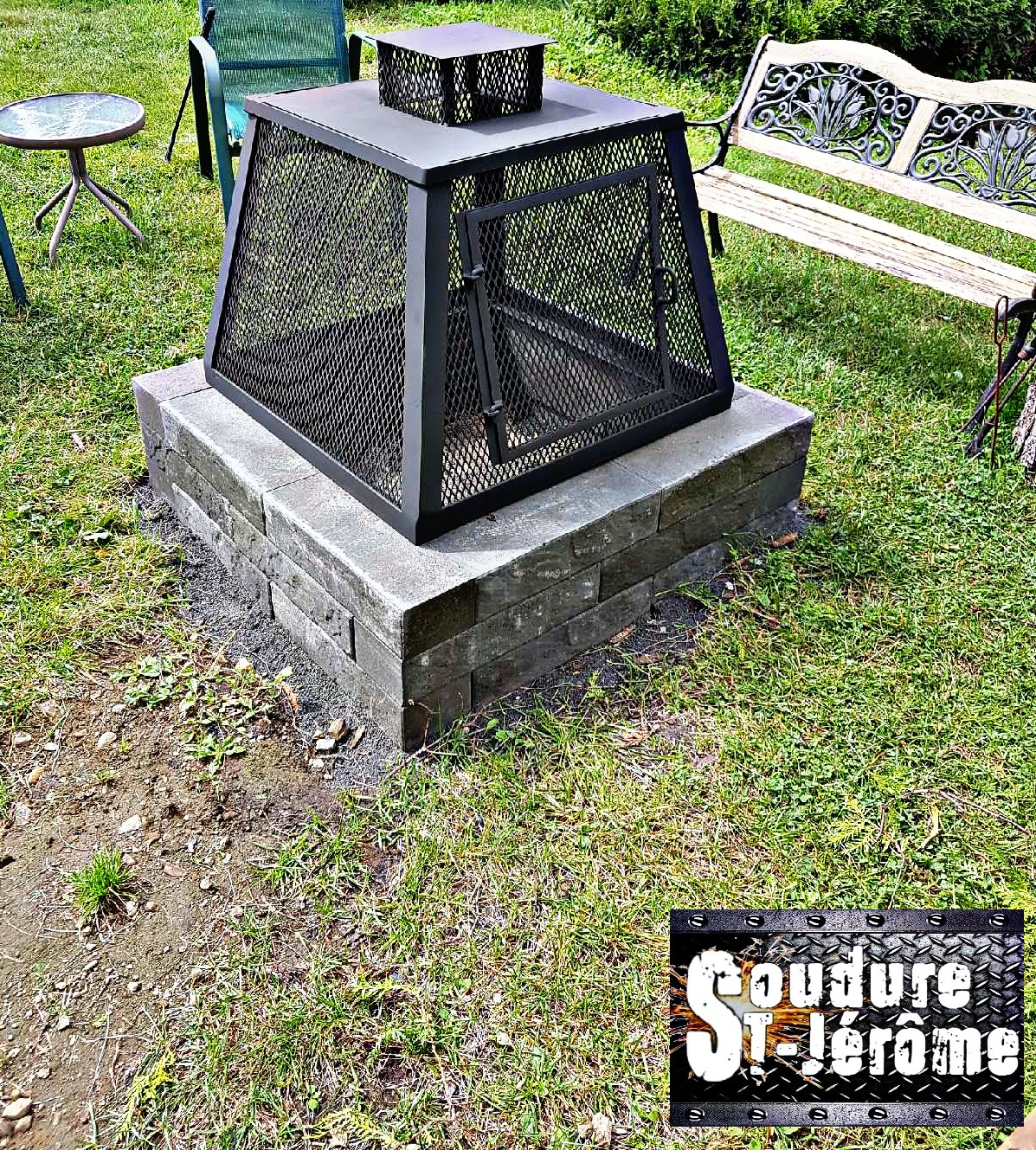 Foyer Exterieur En Brique Canac pour Foyer Extérieur Canac