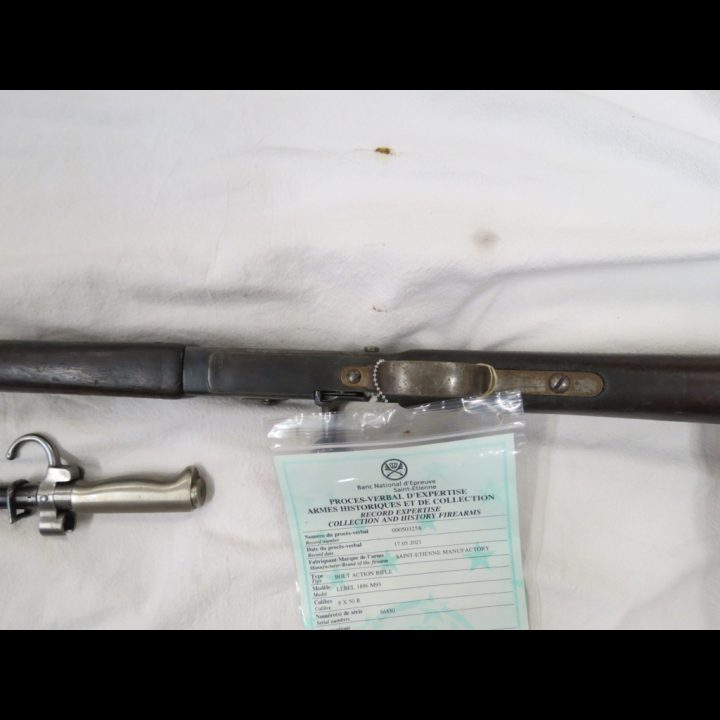 Fusil Lebel Modèle 1886 M93 Calibre 8 Mm Lebel Catégorie D serapportantà Mark Magasin Turc Echirolles