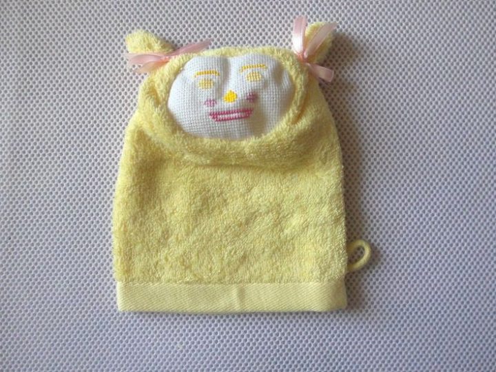 Gant De Toilette Enfant, Fait À La Main | Gant, Toilettes intérieur Tuto Gant Toilette Enfant Rigolo Pinterest