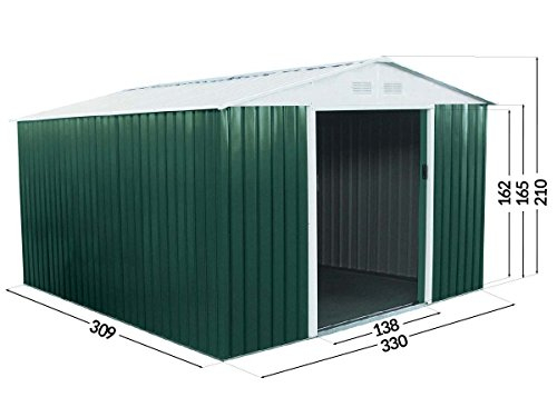 Habitat Et Jardin – Abri De Jardin Métal Rosas – 10,85 M² à Avis Abri De Jardin Bois Tom Brico Depot Habitat Et Jardin – Abri De Jardin Métal Rosas – 10,85 M² à Avis Abri De Jardin Bois Tom Brico Depot