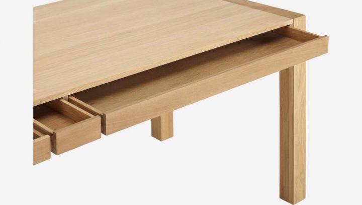 Hana Ii – Table À Manger En Chêne serapportantà Sofia Habitat Table