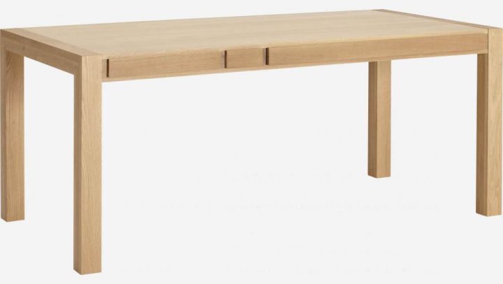 Hana Ii – Table À Manger En Chêne serapportantà Sofia Habitat Table