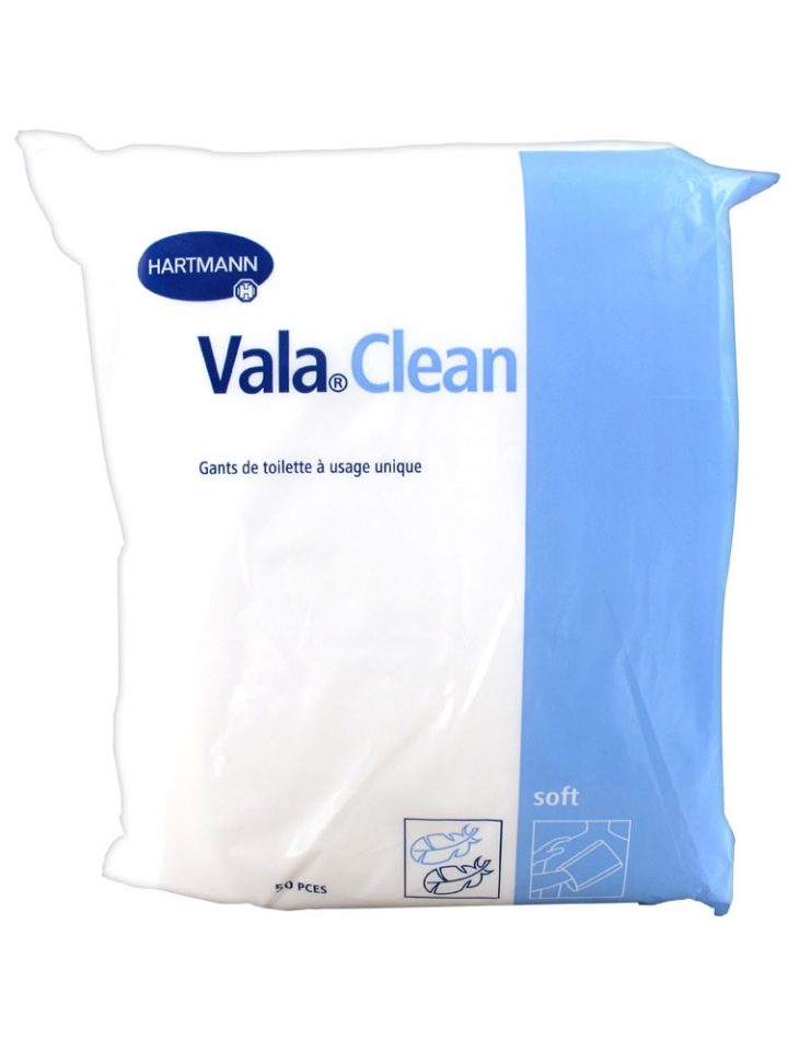 Hartmann Vala Clean Gants De Toilette À Usage Unique 50 Pièces intérieur Gand De Toiltte A Usage Unique