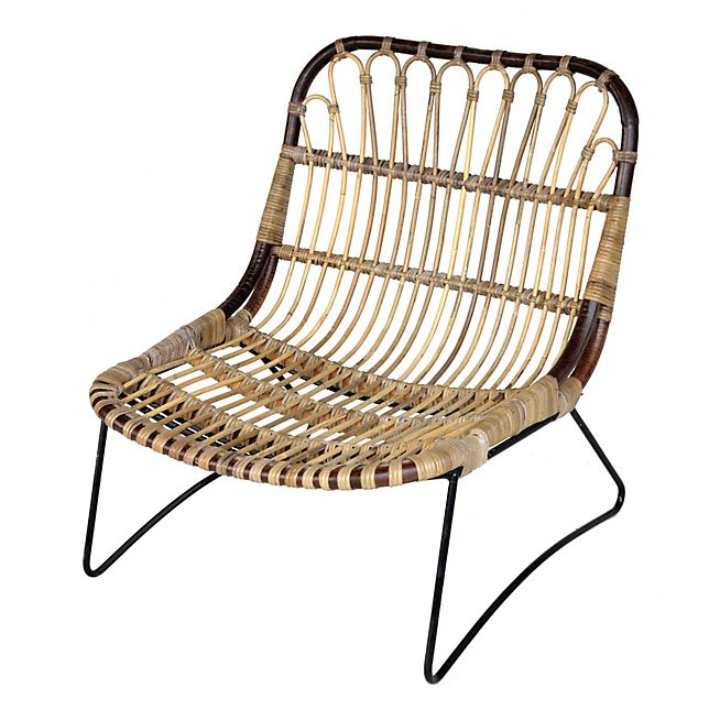 Héloise Fauteuil En Rotin Et Métal Esprit Vintage (With dedans Fauteuil Rotin Alinea