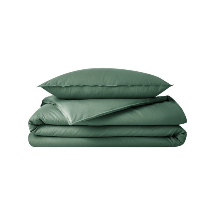 Housse De Couette Unie En Coton Lavé Bio | Linge De Lit serapportantà Taie D Oreiller Bouchara Eurodif Gaze Coton Lave