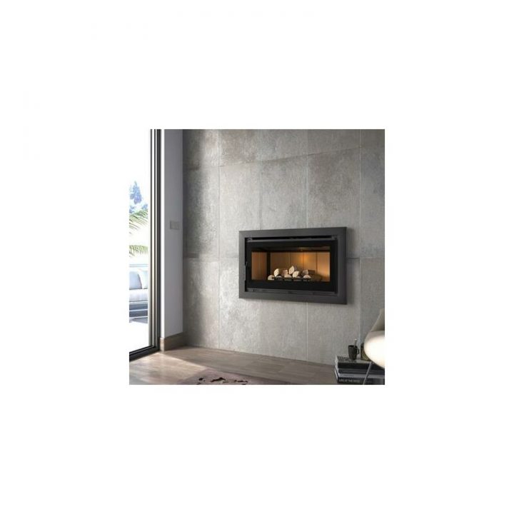 Insert De Cheminée En Acier 14.5 Kw – It-100 encequiconcerne Brico Habillage De Cheminee