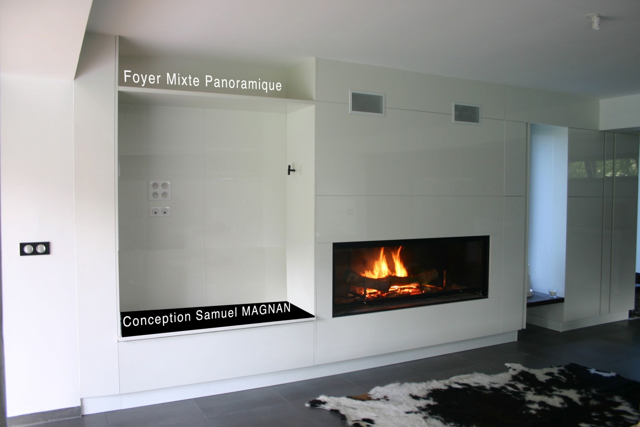 Insert Panoramique - Cheminée serapportantà Cheminee Electrique Tu Isie