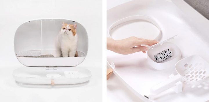 [Je Voulais Le Plus] Caisse Chat Design 120680-Caisse Chat pour Litiere Dadypet