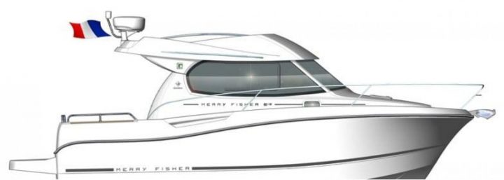 Jeanneau Merry Fisher 8 Used For Sale – Motorboat Cabin serapportantà Cap D&#039;Agde 039