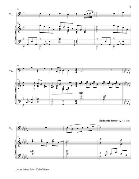 Jesus Loves Me (Duet – Cello And Piano/Score And Parts dedans Installer Mebegener