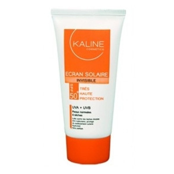 Kaline Crème Solaire Invisible Spf 50+ (50Ml) Très Haute pour Toilette Tres Taryre