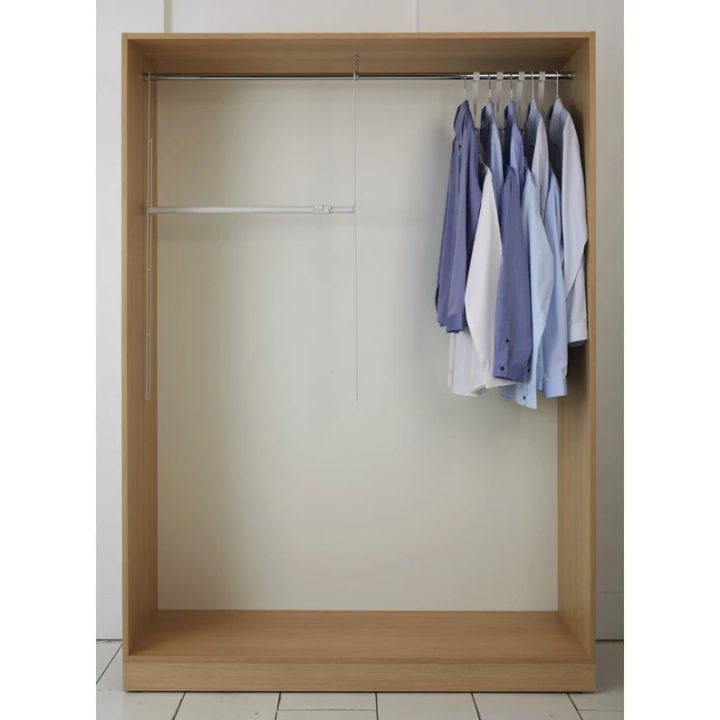 Kit Barre De Penderie Extensible Et Supports Blanc 1.2 M destiné Kit Depazamiento Canape Leroy Merlin Kit Barre De Penderie Extensible Et Supports Blanc 1.2 M destiné Kit Depazamiento Canape Leroy Merlin