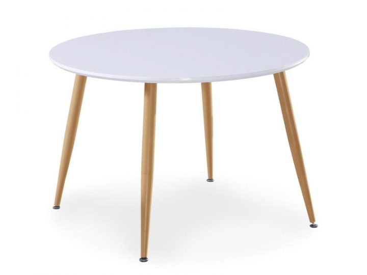 Kosmi – Table Ronde Scandinave Blanche 6 Personnes concernant Table Blanche Ronde Directoir Kosmi – Table Ronde Scandinave Blanche 6 Personnes concernant Table Blanche Ronde Directoir