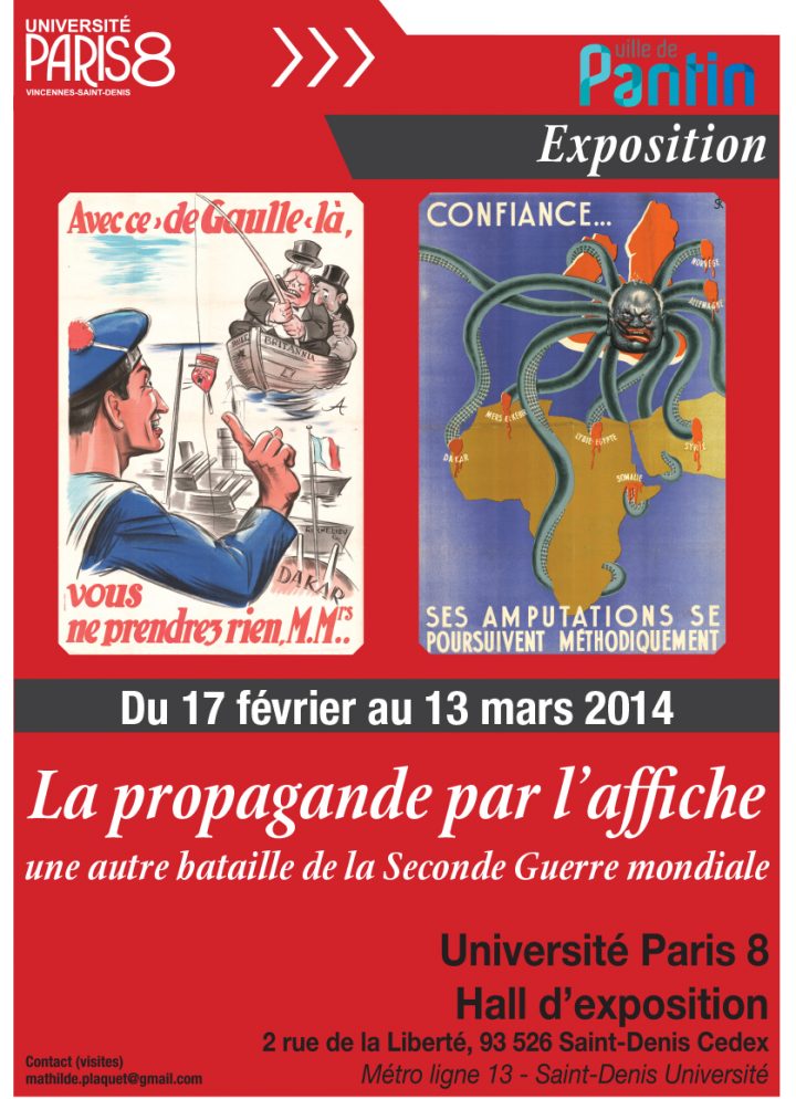 La Propagande Par L'Affiche, Une Autre Bataille De La destiné Hors Service Affiche La Propagande Par L'Affiche, Une Autre Bataille De La destiné Hors Service Affiche