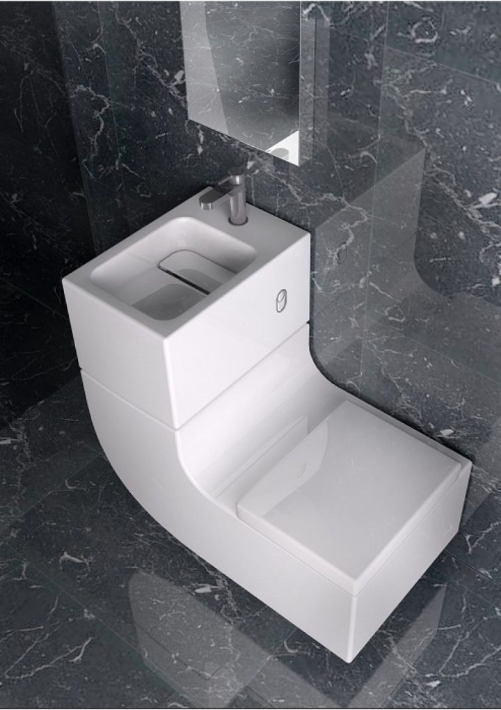 Lavabo Wc dedans Hand Toilette Lavabo