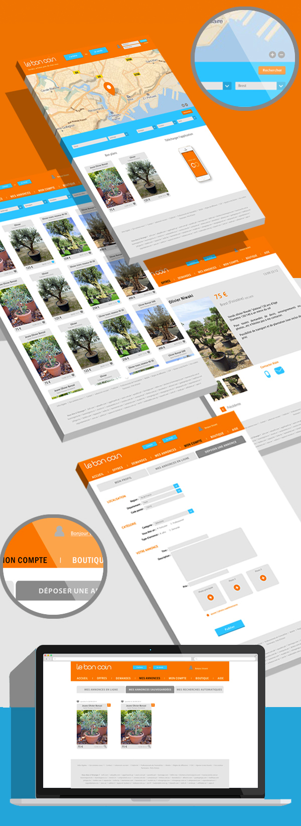 Le Bon Coin On Behance concernant Le Bon Coin App