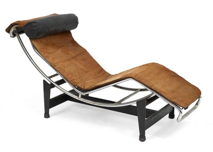 Le Corbusier Chaise Longue Lc4 Structure Tubulaire En destiné Matelas Chaise Longue Gifi
