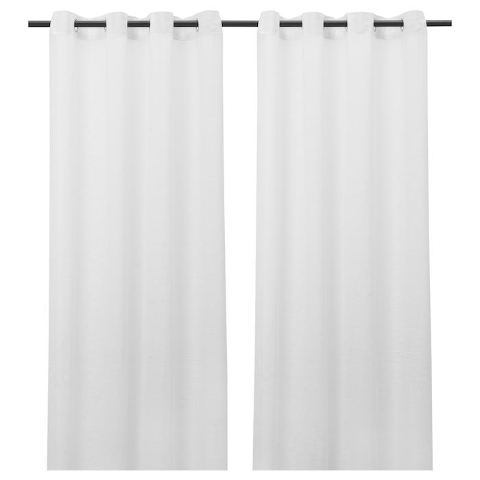 Lejongap Rideaux, 2 Pièces, Blanc Avec Oeillets, 145X300 destiné Ikea Lejongap Blanc Lejongap Rideaux, 2 Pièces, Blanc Avec Oeillets, 145X300 destiné Ikea Lejongap Blanc