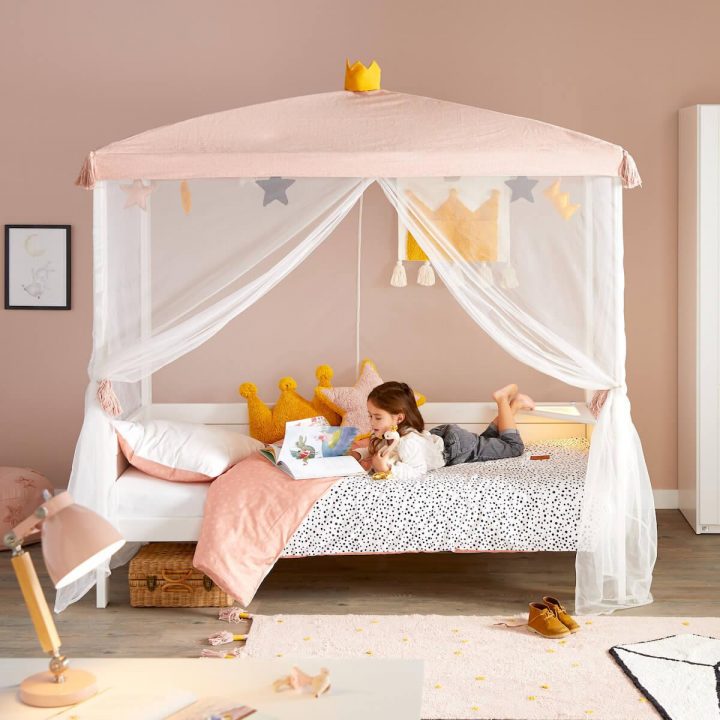 Lit Évolutif Baldaquin Bas 90X200Cm Lifetime Blanc tout Rideaux Pour Lit Baldequin Lit Évolutif Baldaquin Bas 90X200Cm Lifetime Blanc tout Rideaux Pour Lit Baldequin