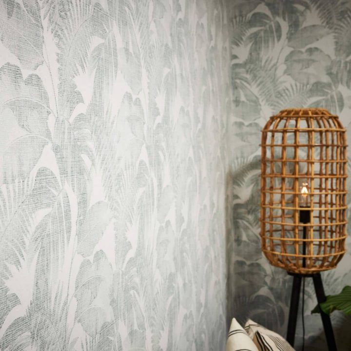 Livingwalls Papier Peint Intissé New Walls Cosy & Relax à Voilage Beige Avec Feulle Livingwalls Papier Peint Intissé New Walls Cosy & Relax à Voilage Beige Avec Feulle